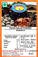 Patni Chillie Powder