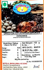 Dried Dates (Kharak) Broken